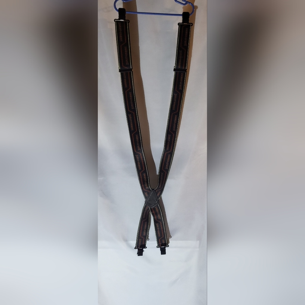 Mens vintage harley davidson suspenders